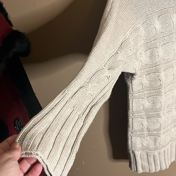 Patterned sweater designer cowl neck - Picture 3 of 4